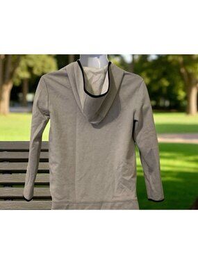 Old Navy Dynamic Fleece Full Zip Hooded Jacket Active Youth Size XL 14-16 Gray
